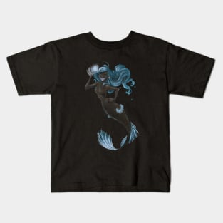 Mermaid Angler Fish Kids T-Shirt